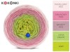KOKONEK A099 Pastelowy róż/malinowy róż//brudny róż/jasna zieleń/kiwi