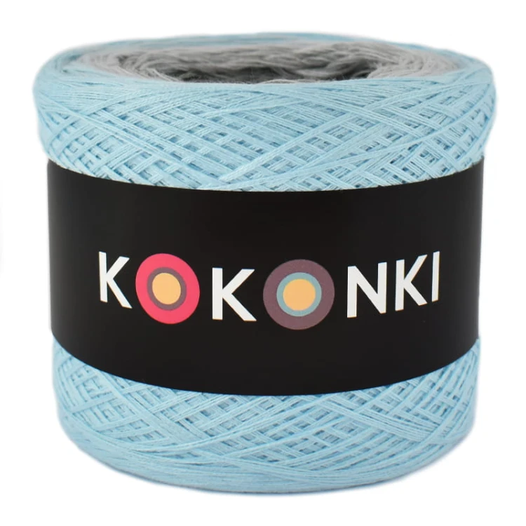 KOKONEK A467 Jasny błękit/jasny szary/szary/średni szary