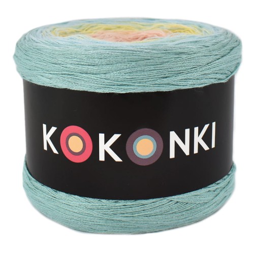 KOKONEK A245 Patyna/jasny błękit/wanilia/łososiowy róż/malinowy róż