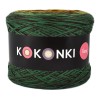 KOKONEK Merino Kish Rare R63 - Malachit/zieleń/musztarda/koniak/rudy/bordo + 2 nici ciemny brąz