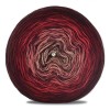 KOKONEK Merino Kish Rare R64 - Czekolada/bordo/rubin/malwa/zgaszona morela + 2 nici wino