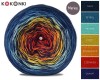 KOKONEK Merino Kish Rare R67 - Navy/petrol/patyna/złoty/pomarańcz/czerwony + 2 nici granat