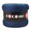KOKONEK Merino Kish Rare R67 - Navy/petrol/patyna/złoty/pomarańcz/czerwony + 2 nici granat