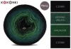 KOKONEK Merino 469 - Czerń/ciemna zieleń/malachit/czerń