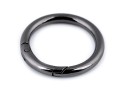 Karabińczyk okrągły / średnica 32 mm / ciemny nikiel / 1 szt.