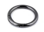 Karabińczyk okrągły / ciemny nikiel / średnica 32 mm / 1 szt / 790502