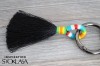 Karabińczyk okrągły / średnica 32 mm / ciemny nikiel / 1 szt.