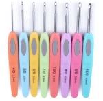 Zestaw szydełek z ergonomiczną rączką / 2.5-6.0 mm / 8 szt / 040244