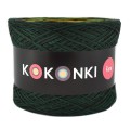 KOKONEK Kish Rare R69 - Zieleń butelkowa/paproć/musztarda/koniak/rdza/malaga + 2 nitki czekolady