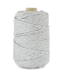 Sznurek bawełniany skręcany 5mm / 100m / 710 szary