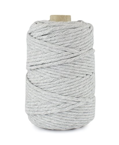 Sznurek bawełniany skręcany 5 mm / 100 m / 710 szary