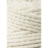 Sznurek skręcany 3-żyłowy bawełniany Bobbiny 3ply Macrame / Naturalny / Natural / 5 mm / 100 m