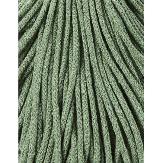 Sznurek pleciony bawełniany Bobbiny Junior / Szałwia / Eucalyptus Green / 3 mm / 100 m