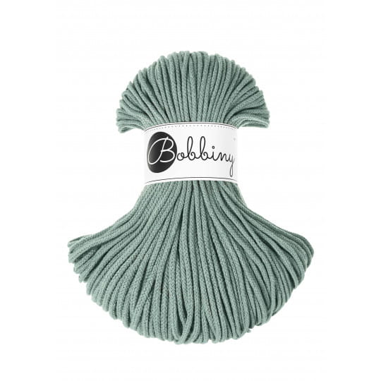 Sznurek pleciony bawełniany Bobbiny Junior / Laurowy / Laurel / 3 mm / 100 m