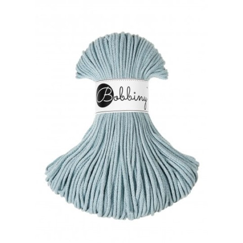 Sznurek pleciony bawełniany Bobbiny Junior / Mgiełka / Misty / 3mm / 100m  