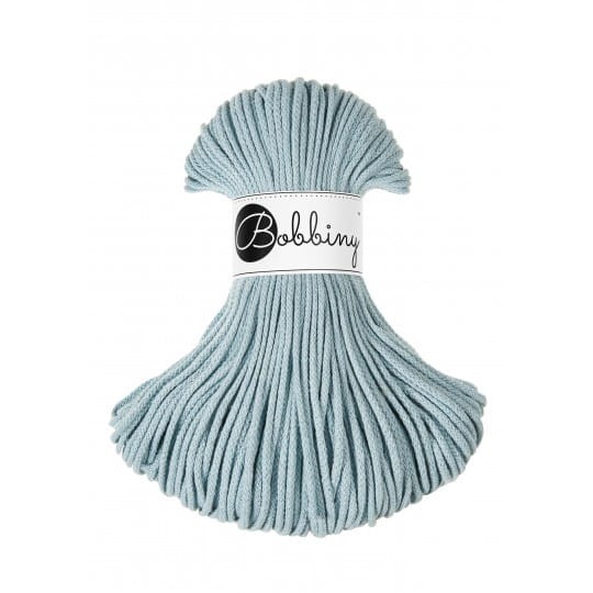 Sznurek pleciony bawełniany Bobbiny Junior / Mgiełka / Misty / 3 mm / 100 m