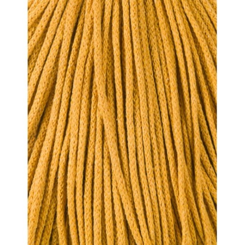 Sznurek pleciony bawełniany Bobbiny Junior / Musztarda / Mustard / 3 mm / 100 m