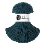 Sznurek pleciony bawełniany Bobbiny Junior / Petrol / Peacock Blue / 3mm / 100m  