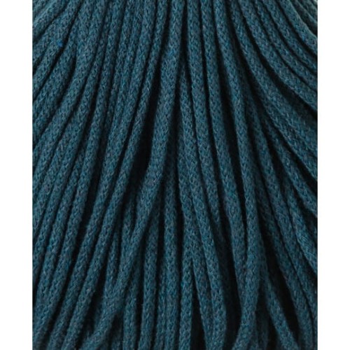 Sznurek pleciony bawełniany Bobbiny Junior / Petrol / Peacock Blue / 3 mm / 100 m