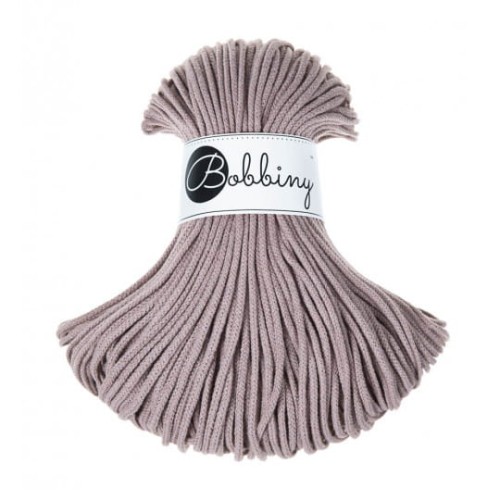 Sznurek pleciony bawełniany Bobbiny Junior / Perłowy/ Pearl / 3 mm / 100 m