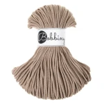 Sznurek pleciony bawełniany Bobbiny Junior / Piaskowy / Sand / 3mm / 100m 