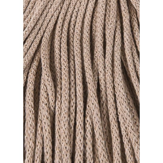 Sznurek pleciony bawełniany Bobbiny Junior / Piaskowy / Sand / 3 mm / 100 m