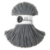 Sznurek pleciony bawełniany Bobbiny Junior / Stalowy / Steel / 3 mm / 100 m