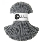 Sznurek pleciony bawełniany Bobbiny Junior / Stalowy / Steel / 3mm / 100m