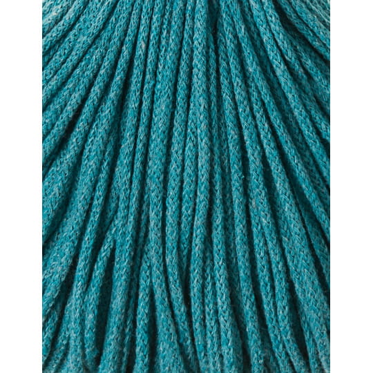 Sznurek pleciony bawełniany Bobbiny Junior / Morski / Teal / 3 mm / 100 m