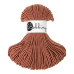 Sznurek pleciony bawełniany Bobbiny Junior / Terracotta / 3mm / 100m  