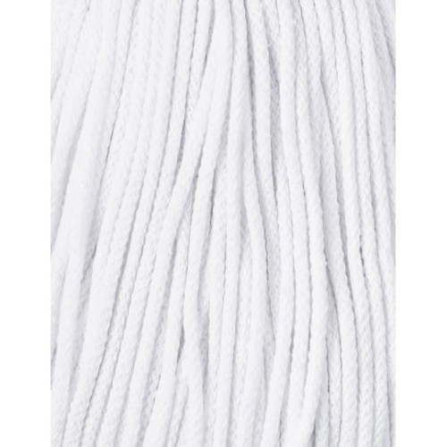 Sznurek pleciony bawełniany Bobbiny Junior / Biały / White / 3 mm / 100 m