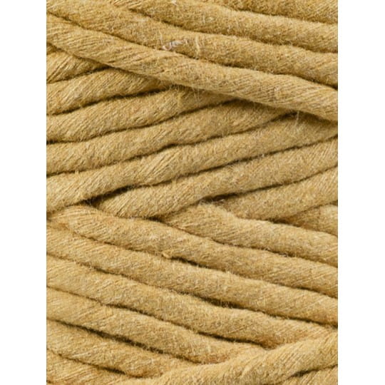 Sznurek skręcany bawełniany Bobbiny Macrame Cord/ Musztarda / Mustard / 5mm / 100m