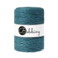 Sznurek skręcany bawełniany Bobbiny Macrame Cord / Petrol / Peacock Blue / 5mm / 100m