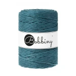 Sznurek skręcany bawełniany Bobbiny Macrame Cord / Petrol / Peacock Blue / 5mm / 100m   