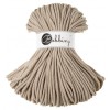 Sznurek pleciony bawełniany Bobbiny Premium / Beżowy / Beige / 5 mm / 100 m