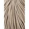 Sznurek pleciony bawełniany Bobbiny Premium / Beżowy / Beige / 5 mm / 100 m