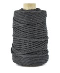 Sznurek bawełniany skręcany 5mm / 100m / 735 ciemny szary