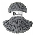 Sznurek pleciony bawełniany Bobbiny Premium / Stalowy / Steel / 5 mm / 100 m