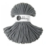 Sznurek pleciony bawełniany Bobbiny Premium / Stalowy / Steel / 5mm / 100m   