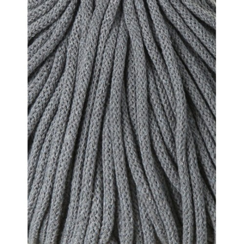 Sznurek pleciony bawełniany Bobbiny Premium / Stalowy / Steel / 5 mm / 100 m