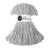 Sznurek pleciony bawełniany Bobbiny Junior / Jasny Szary / Light Grey / 3 mm / 100 m