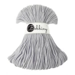 Sznurek pleciony bawełniany Bobbiny Junior / Jasny Szary / Light Grey / 3mm / 100m  