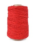 Sznurek bawełniany skręcany 5mm / 100m / 470 czerwień