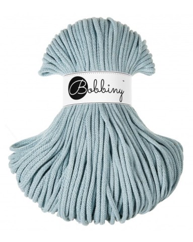 Sznurek pleciony bawełniany Bobbiny Premium / Mgiełka / Misty / 5mm / 100m