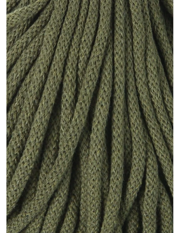 Sznurek pleciony bawełniany Bobbiny Premium Awokado / Avocado / 5 mm / 100 m