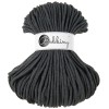 Sznurek pleciony bawełniany Bobbiny Premium / Grafit / Charcoal / 5 mm / 100 m