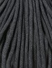 Sznurek pleciony bawełniany Bobbiny Premium / Grafit / Charcoal / 5 mm / 100 m
