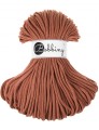 Sznurek pleciony bawełniany Bobbiny Premium / Terracotta / 5 mm / 100 m