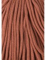 Sznurek pleciony bawełniany Bobbiny Premium / Terracotta / 5 mm / 100 m