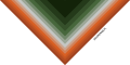 KOKONEK Merino 641 - Rudy/pomarańcz/biel/zieleń/paproć